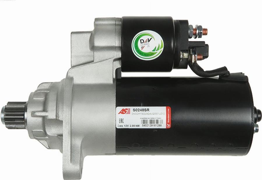 AS-PL S0248SR - Стартер autozip.com.ua