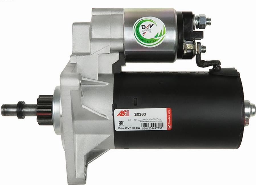 AS-PL S0263 - Стартер autozip.com.ua