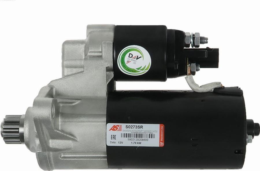 AS-PL S0273SR - Стартер autozip.com.ua