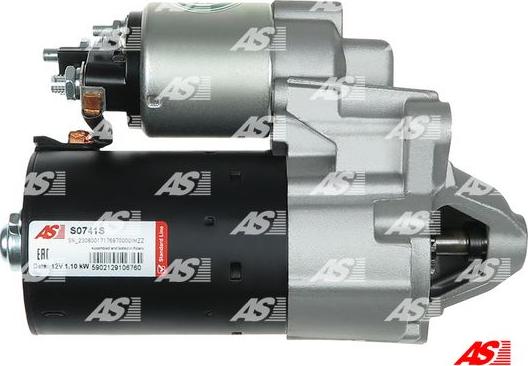 AS-PL S0741S - Стартер autozip.com.ua