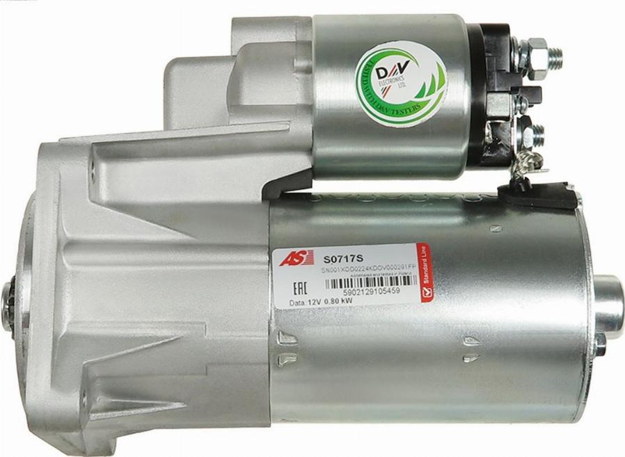 AS-PL S0717S - Стартер autozip.com.ua