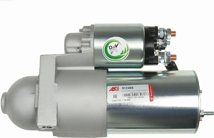 AS-PL S1246S - Стартер autozip.com.ua
