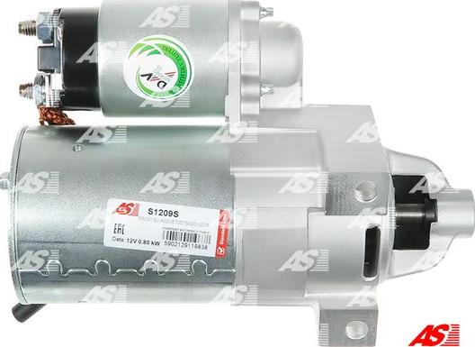 AS-PL S1209S - Стартер autozip.com.ua