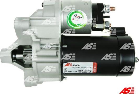 AS-PL S3009 - Стартер autozip.com.ua