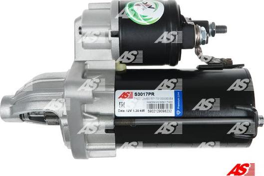AS-PL S3017PR - Стартер autozip.com.ua