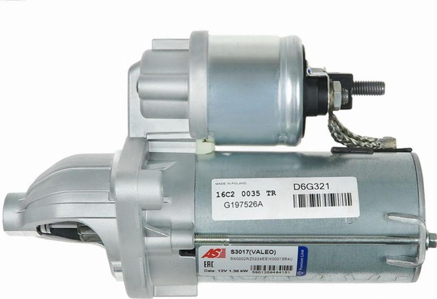 AS-PL S3017(VALEO) - Стартер autozip.com.ua