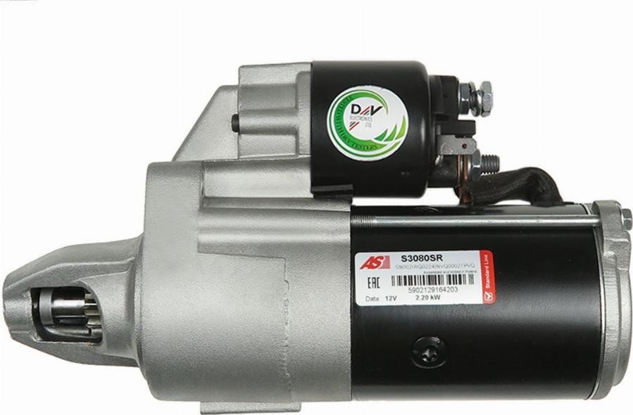 AS-PL S3080SR - Стартер autozip.com.ua
