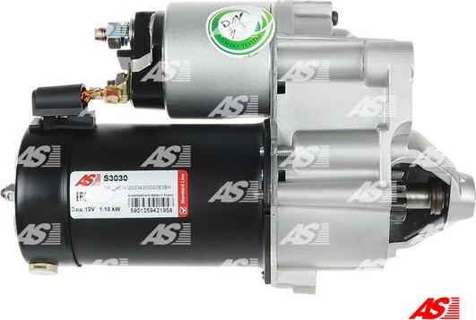 AS-PL S3030 - Стартер autozip.com.ua