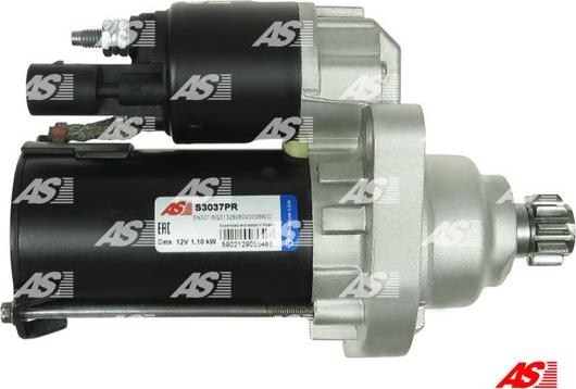 AS-PL S3037PR - Стартер autozip.com.ua