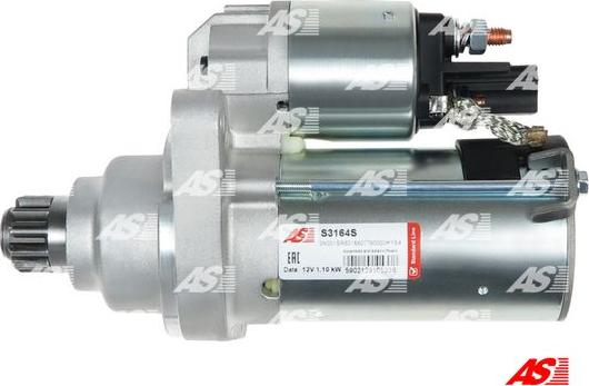 AS-PL S3164S - Стартер autozip.com.ua