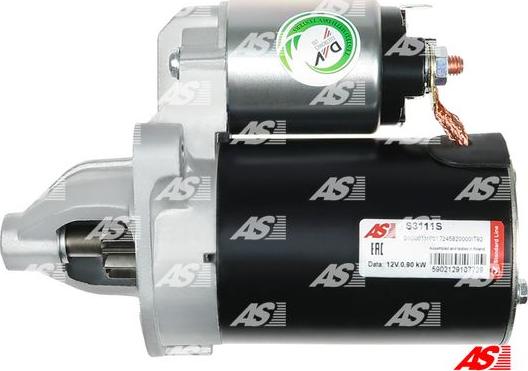 AS-PL S3111S - Стартер autozip.com.ua