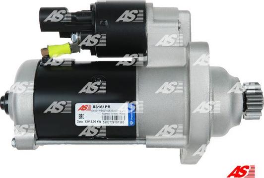 AS-PL S3181PR - Стартер autozip.com.ua