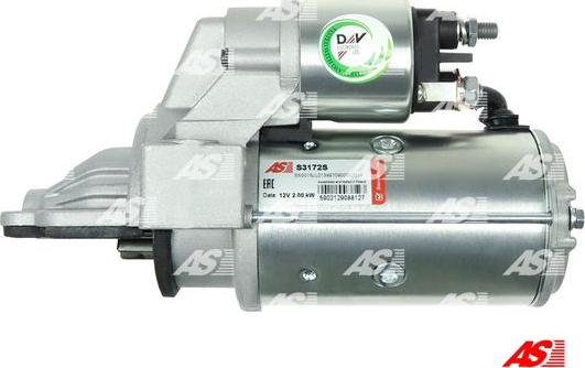 AS-PL S3172S - Стартер autozip.com.ua