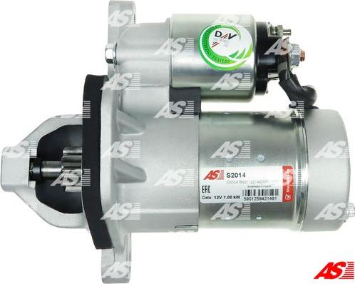 AS-PL S2014 - Стартер autozip.com.ua