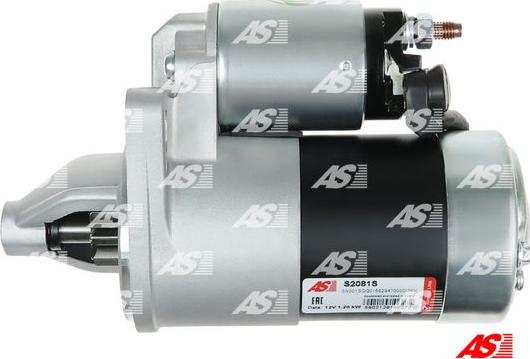 AS-PL S2081S - Стартер autozip.com.ua