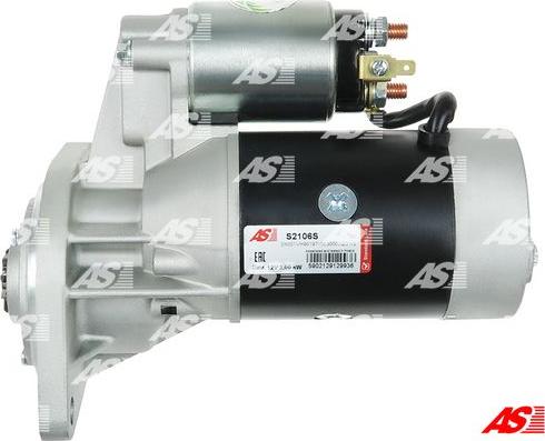 AS-PL S2106S - Стартер autozip.com.ua