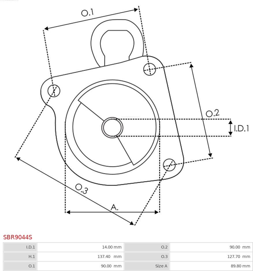 AS-PL SBR9044S - Кришка стартера, карбюратор autozip.com.ua