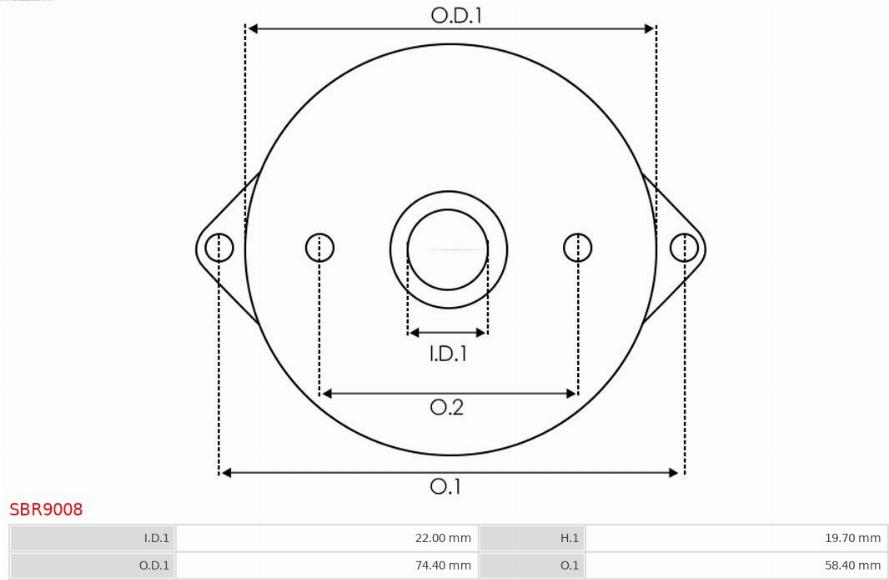 AS-PL SBR9008 - Кришка стартера, карбюратор autozip.com.ua