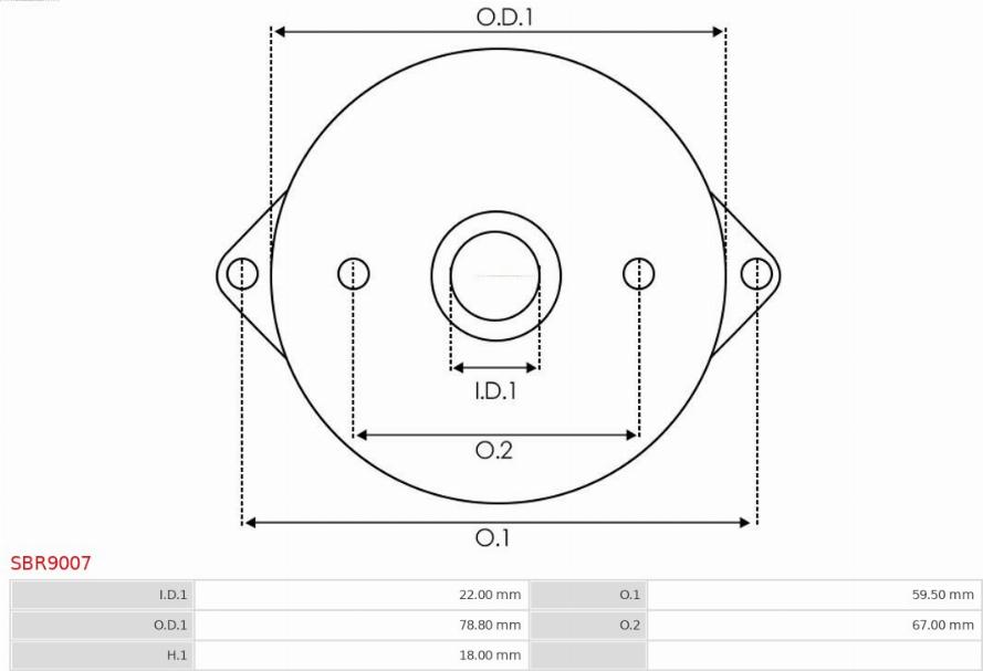 AS-PL SBR9007 - Кришка стартера, карбюратор autozip.com.ua