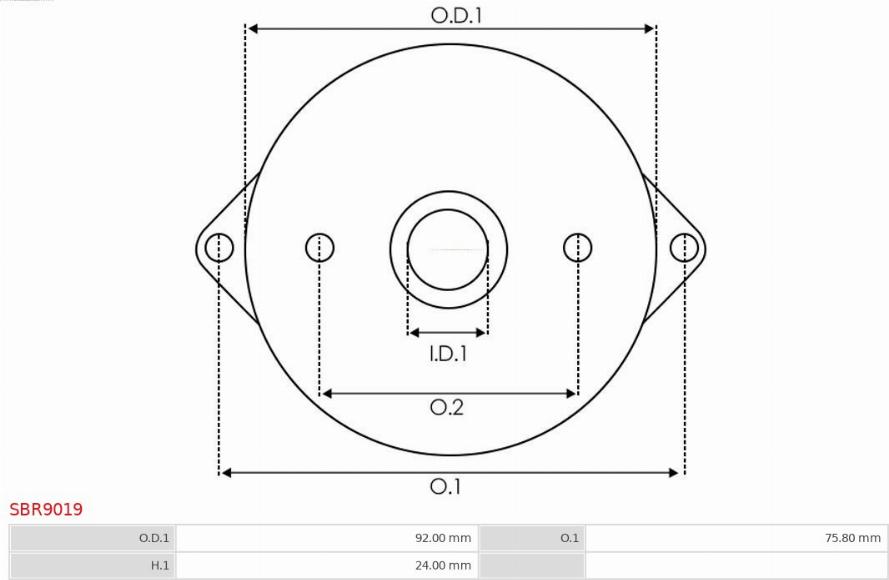 AS-PL SBR9019 - Кришка стартера, карбюратор autozip.com.ua