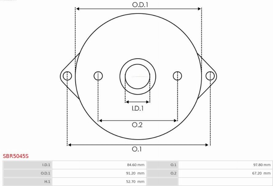 AS-PL SBR5045S - Кришка стартера, карбюратор autozip.com.ua