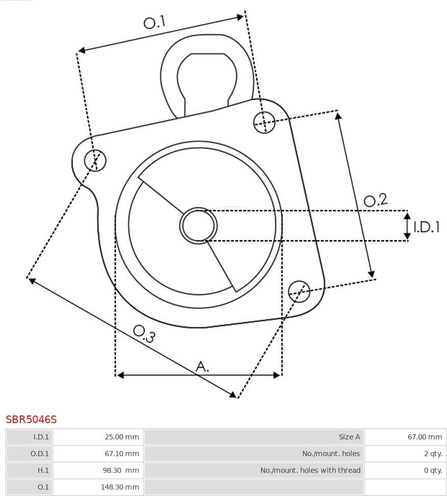 AS-PL SBR5046S - Кришка стартера, карбюратор autozip.com.ua