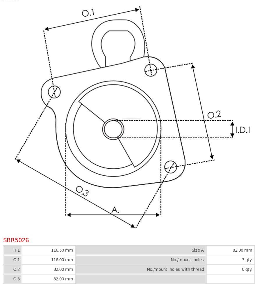 AS-PL SBR5026 - Кришка стартера, карбюратор autozip.com.ua