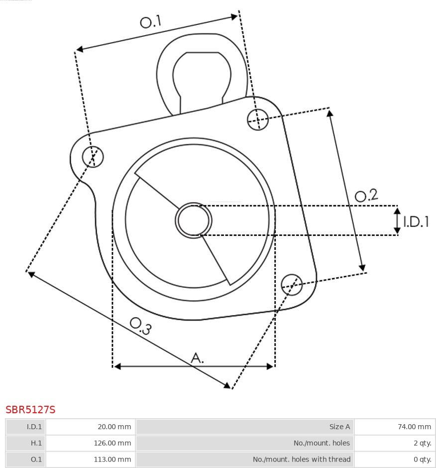 AS-PL SBR5127S - Кришка стартера, карбюратор autozip.com.ua