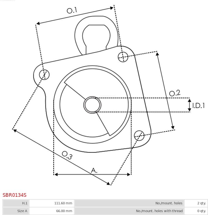 AS-PL SBR0134S - Кришка стартера, карбюратор autozip.com.ua