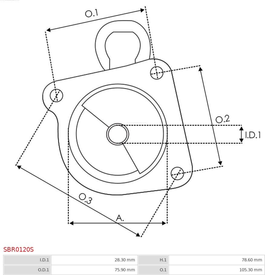 AS-PL SBR0120S - Кришка стартера, карбюратор autozip.com.ua