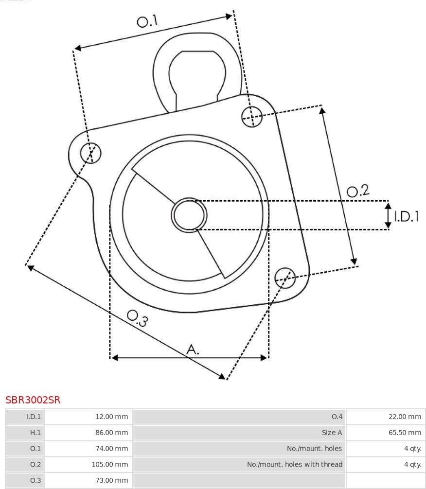 AS-PL SBR3002SR - Кришка стартера, карбюратор autozip.com.ua