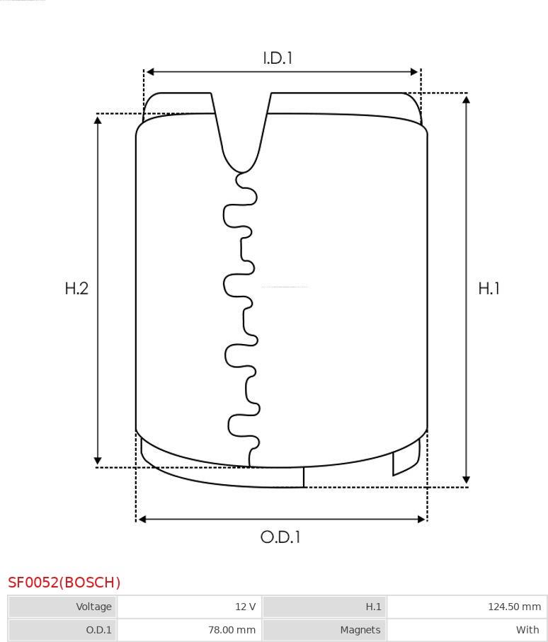 AS-PL SF0052(BOSCH) - Обмотка збудження, стартер autozip.com.ua