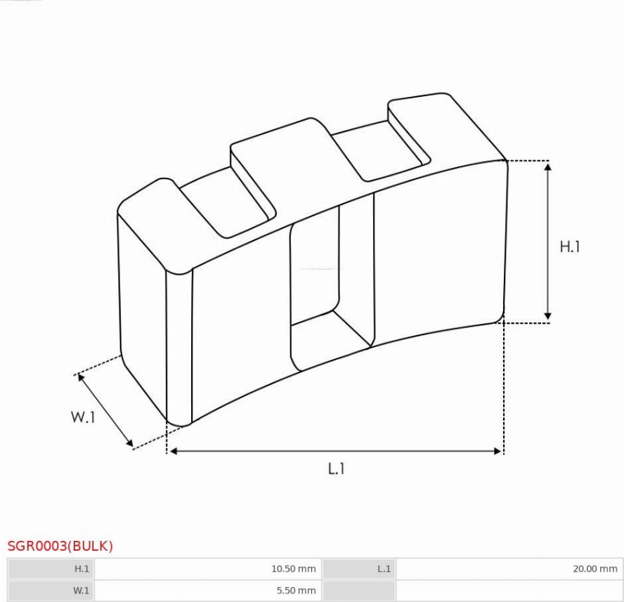 AS-PL SGR0003(BULK) - Ремкомплект, стартер autozip.com.ua