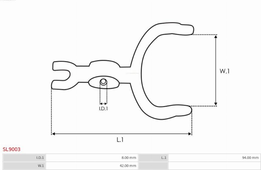 AS-PL SL9003 - Ремкомплект, стартер autozip.com.ua