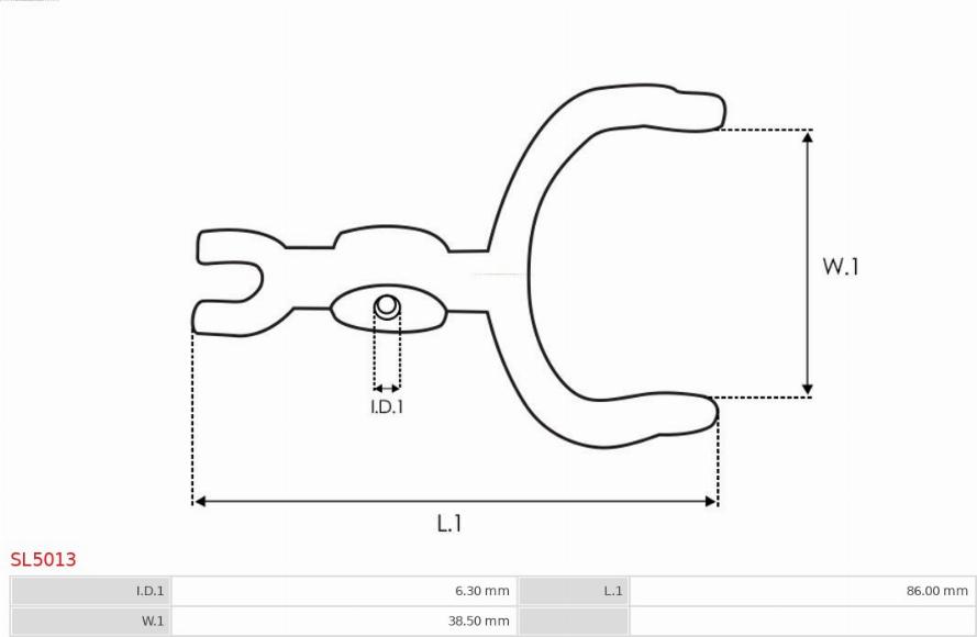 AS-PL SL5013 - Ремкомплект, стартер autozip.com.ua