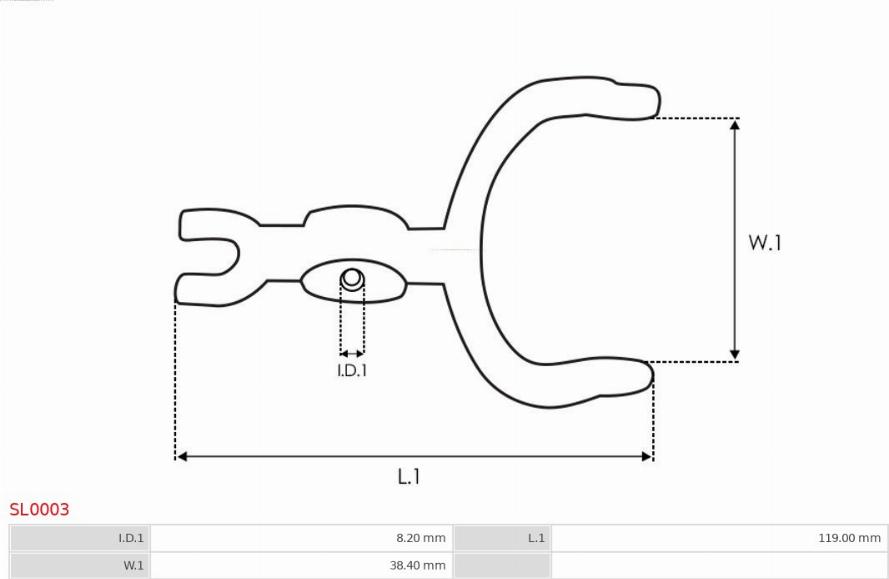 AS-PL SL0003 - Ремкомплект, стартер autozip.com.ua