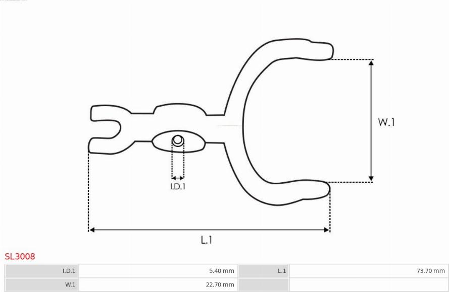 AS-PL SL3008 - Ремкомплект, стартер autozip.com.ua