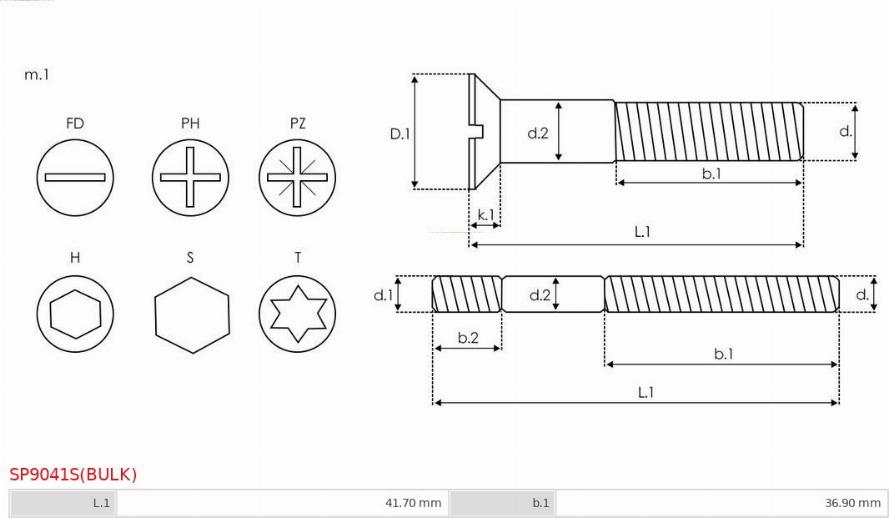 AS-PL SP9041S(BULK) - Ремкомплект, генератор autozip.com.ua