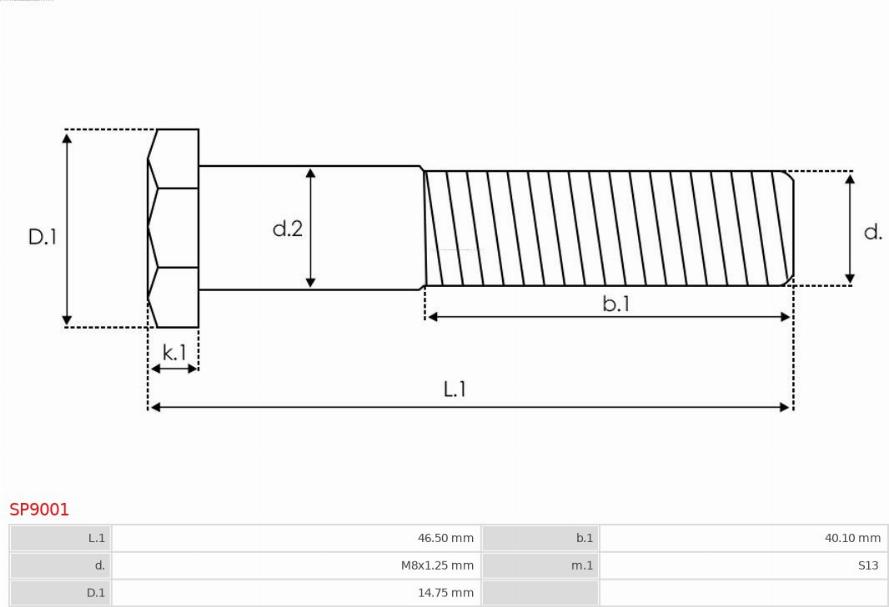 AS-PL SP9001 - Ремкомплект, стартер autozip.com.ua