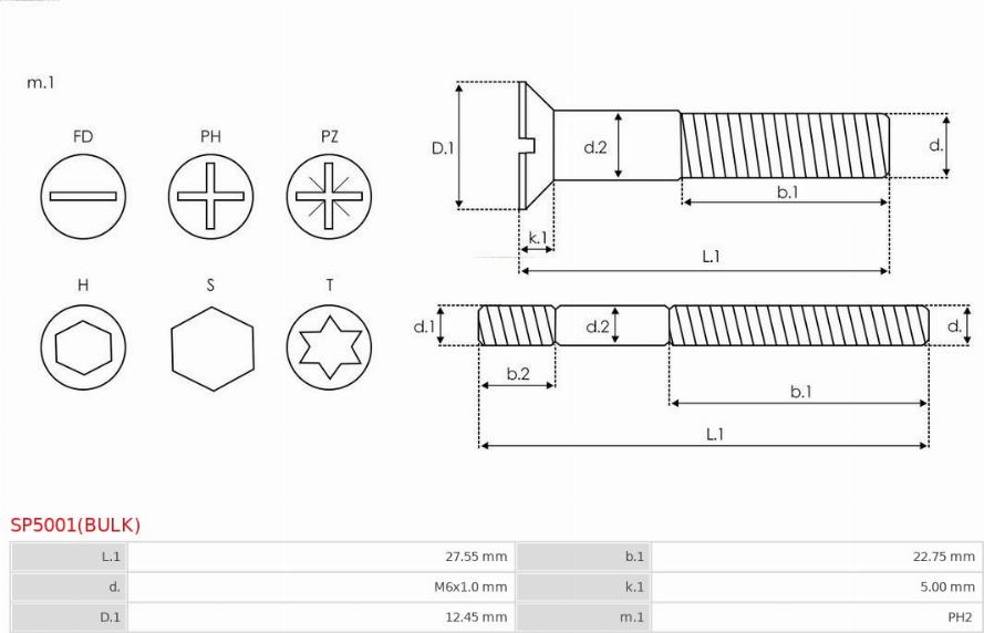 AS-PL SP5001(BULK) - Ремкомплект, генератор autozip.com.ua