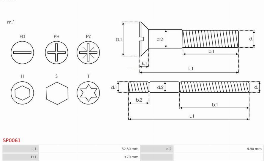 AS-PL SP0061 - Ремкомплект, генератор autozip.com.ua