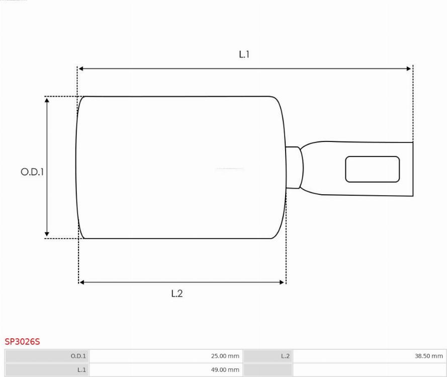 AS-PL SP3026S - Ремкомплект, стартер autozip.com.ua
