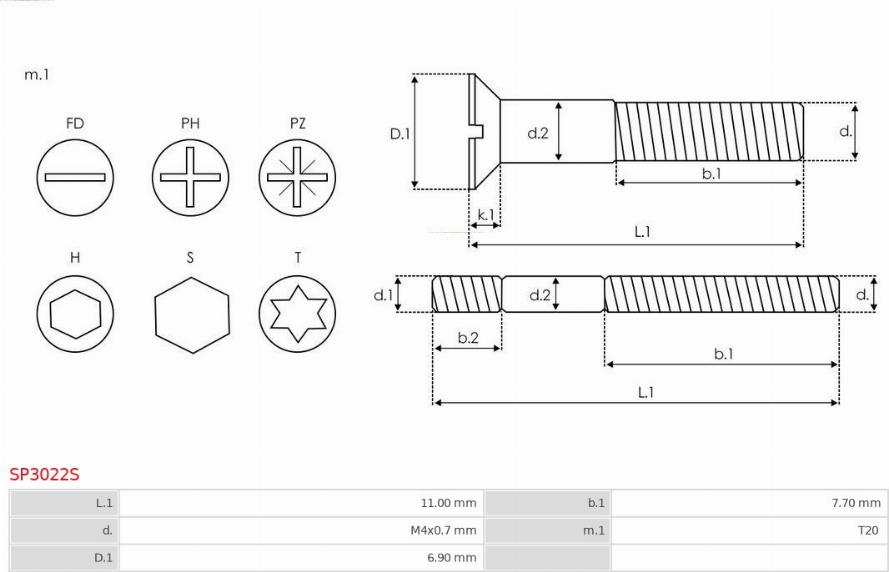 AS-PL SP3022S - Ремкомплект, стартер autozip.com.ua