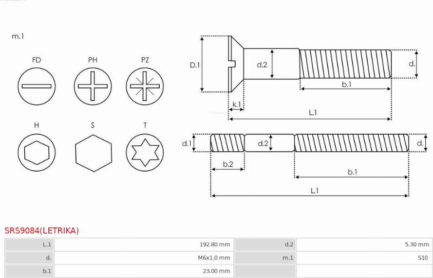 AS-PL SRS9084(LETRIKA) - Ремкомплект, генератор autozip.com.ua