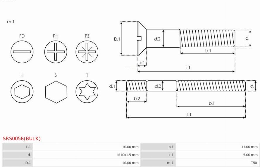 AS-PL SRS0056(BULK) - Ремкомплект, генератор autozip.com.ua