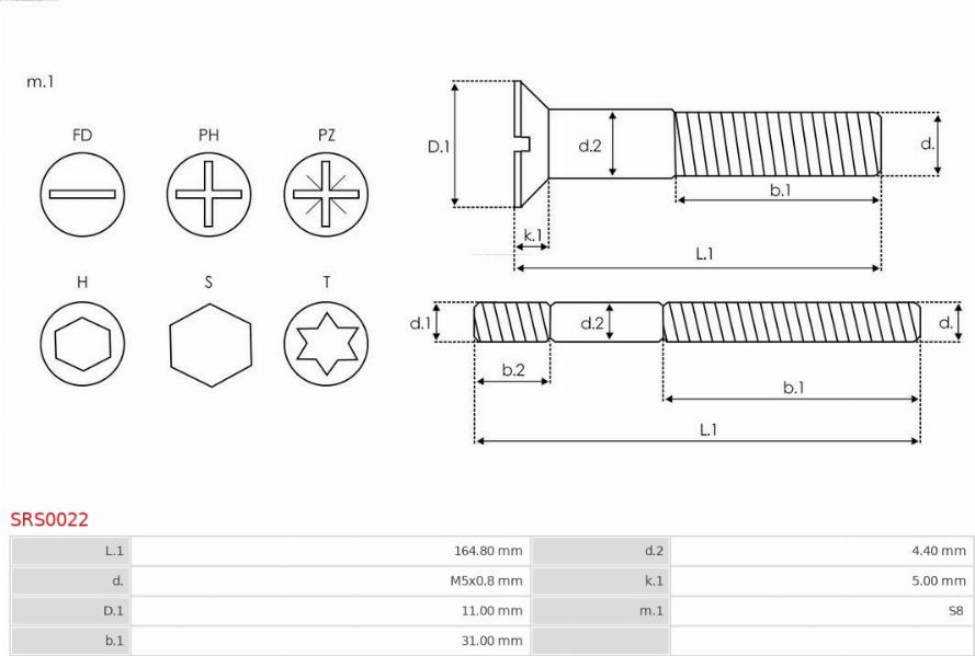 AS-PL SRS0022 - Ремкомплект, генератор autozip.com.ua