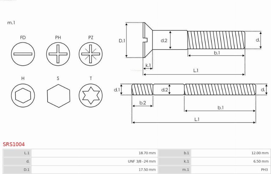 AS-PL SRS1004 - Ремкомплект, стартер autozip.com.ua