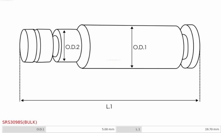 AS-PL SRS3098S(BULK) - Ремкомплект, стартер autozip.com.ua