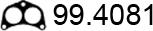 ASSO 99.4081 - Прокладка, труба вихлопного газу autozip.com.ua
