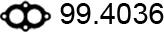 ASSO 99.4036 - Прокладка, труба вихлопного газу autozip.com.ua